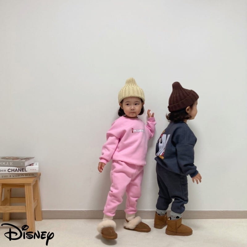 Little Rabbit - Korean Children Fashion - #childrensboutique - Fleece Top Bottom Set - 2