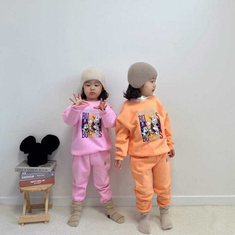 Little Rabbit - Korean Children Fashion - #discoveringself - Fleece M Top Bottom Set