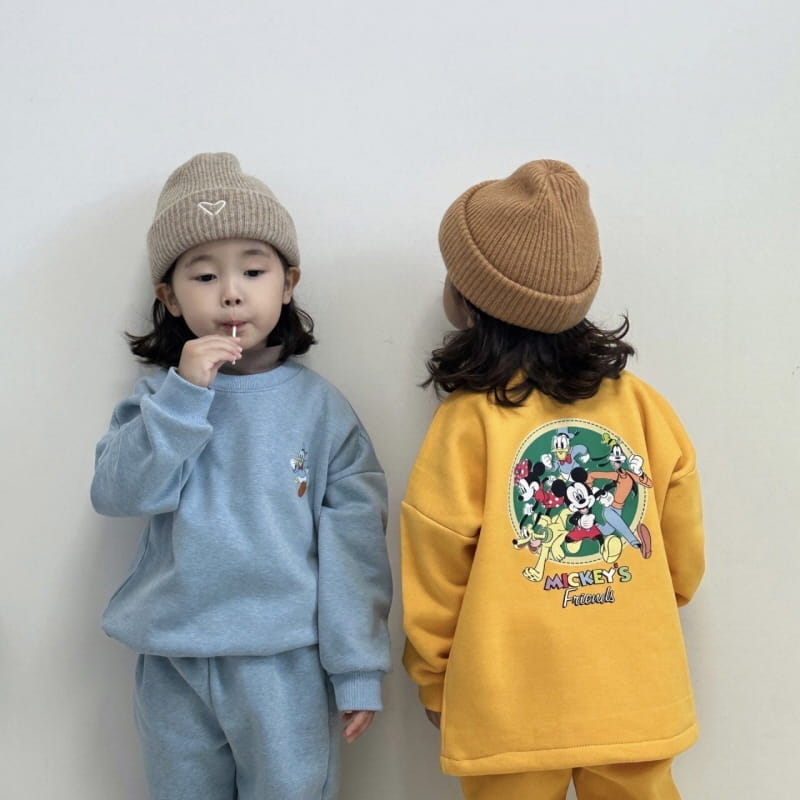 Little Rabbit - Korean Children Fashion - #kidzfashiontrend - Fleece String Top Bottom Set - 7