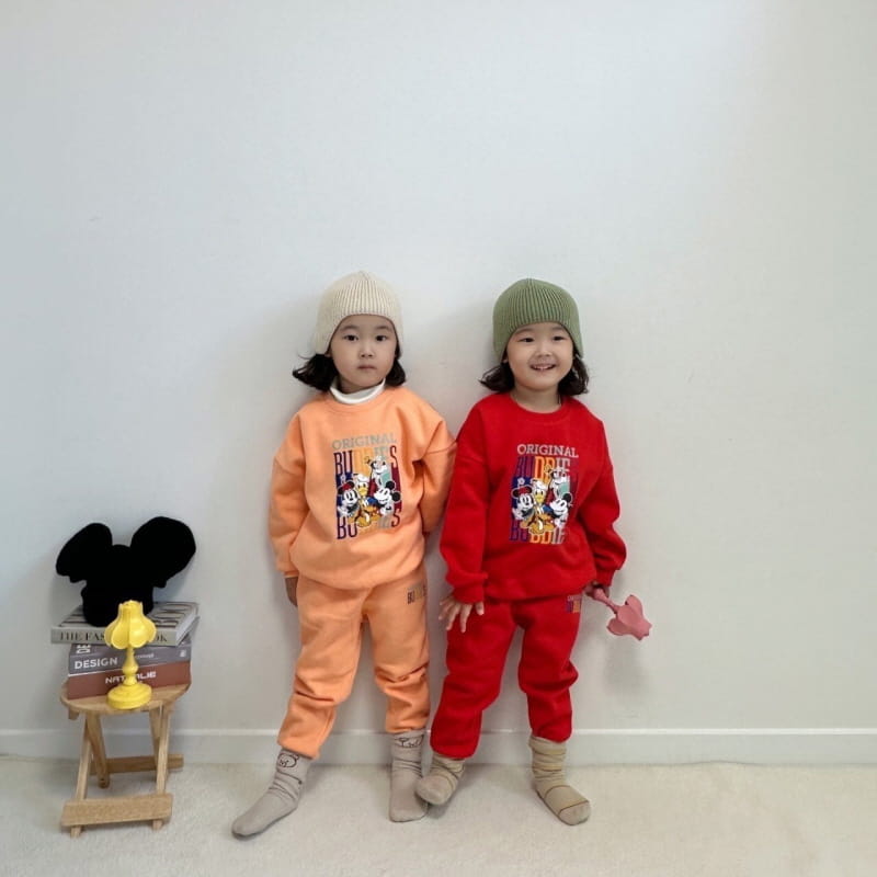 Little Rabbit - Korean Children Fashion - #magicofchildhood - Fleece M Top Bottom Set - 8