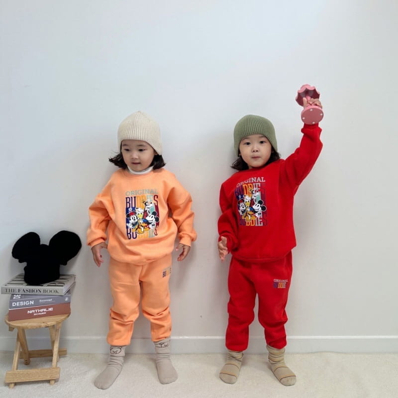 Little Rabbit - Korean Children Fashion - #prettylittlegirls - Fleece M Top Bottom Set - 10