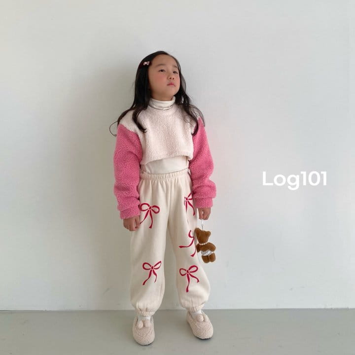 Log101 - Korean Children Fashion - #Kfashion4kids - Ribbon Pants - 3
