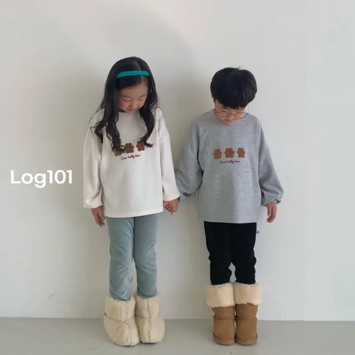 Log101 - Korean Children Fashion - #childofig - Bbogle Bear Tee - 5
