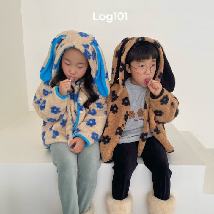 Log101 - Korean Children Fashion - #discoveringself - Flower Bunny Hat - 2
