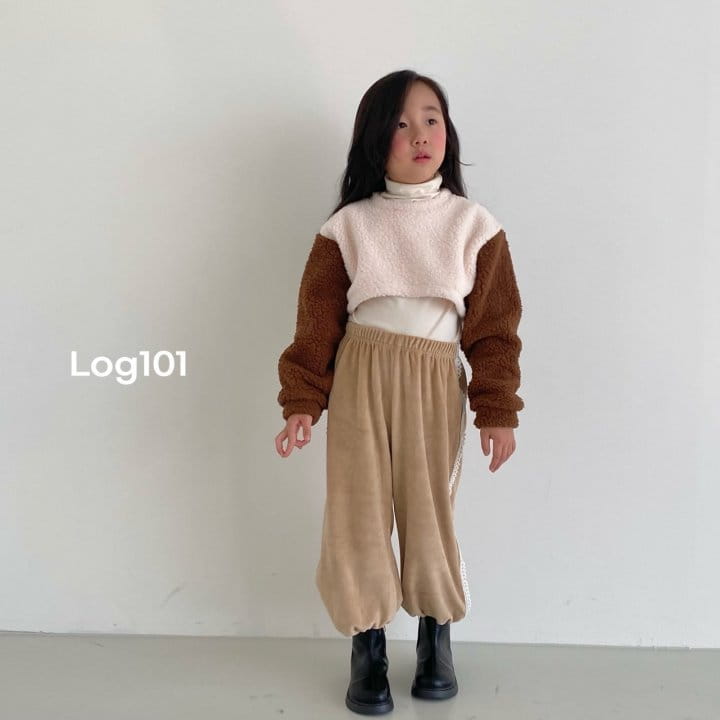Log101 - Korean Children Fashion - #discoveringself - Veloure Pants - 12