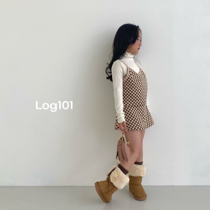 Log101 - Korean Children Fashion - #discoveringself - Mini Checker Vest - 5