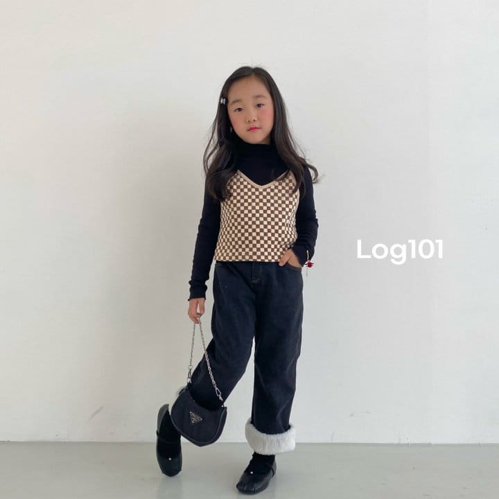 Log101 - Korean Children Fashion - #kidsstore - Cozy Jeans - 4