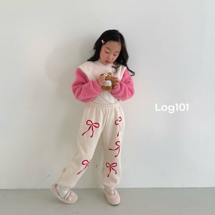 Log101 - Korean Children Fashion - #Kfashion4kids - Ribbon Pants - 4