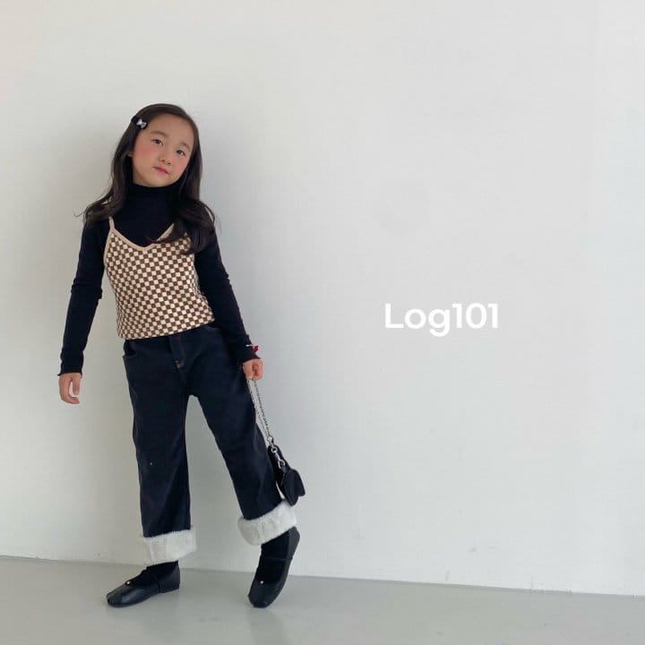 Log101 - Korean Children Fashion - #magicofchildhood - Mini Checker Vest - 12