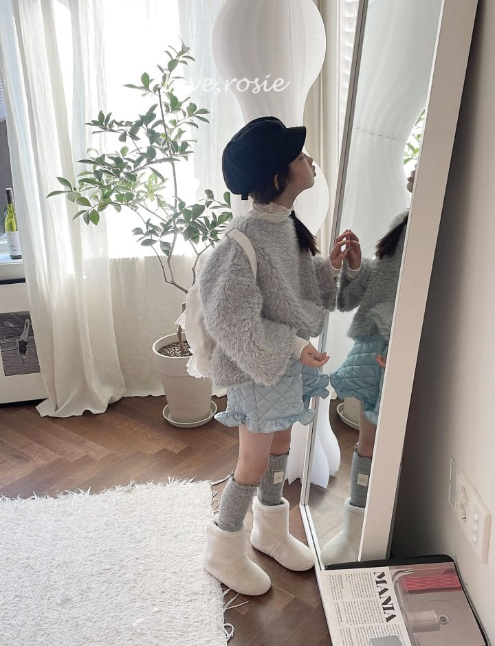 Love Rosie - Korean Children Fashion - #kidzfashiontrend - Satin Quilting Shorts - 4