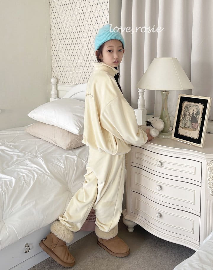 Love Rosie - Korean Children Fashion - #childofig - Bon Jour Veloure Set - 12
