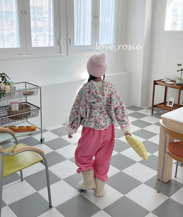 Love Rosie - Korean Children Fashion - #childofig - Flower St Boa Kangaroo Hoody - 11