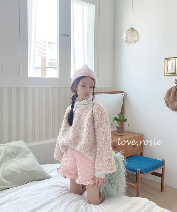 Love Rosie - Korean Children Fashion - #childofig - Fleece Bosom Sweatshirt Tee - 8