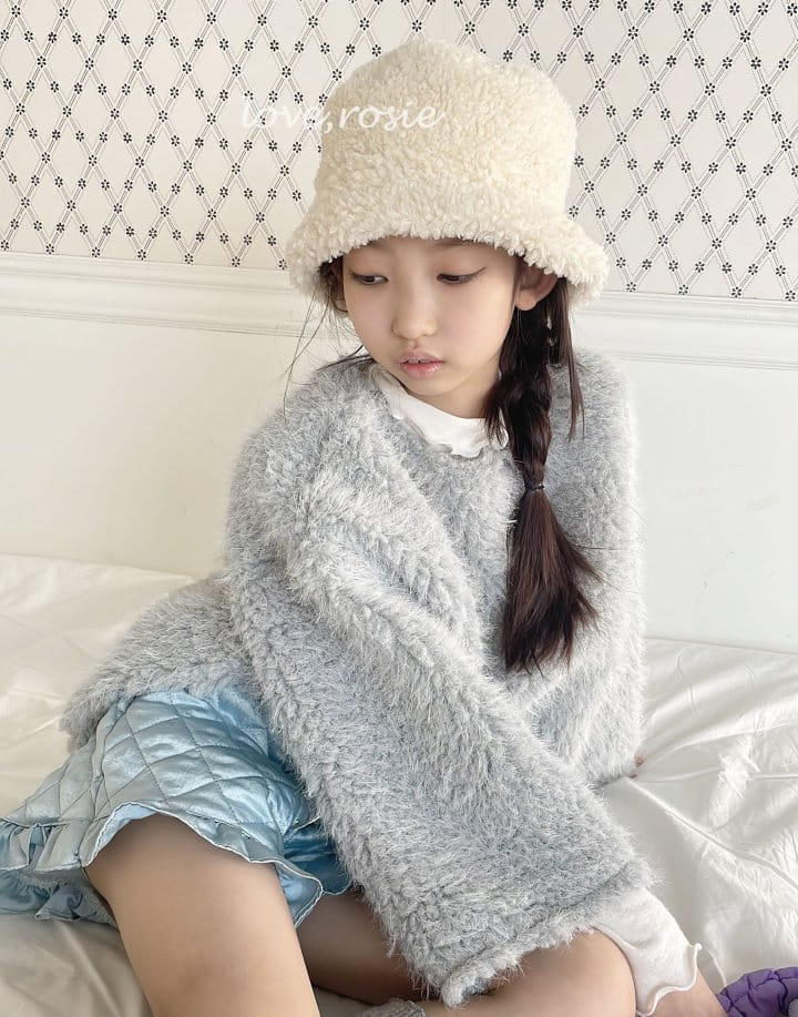 Love Rosie - Korean Children Fashion - #childofig - Fleece Bosom Sweatshirt Tee - 9