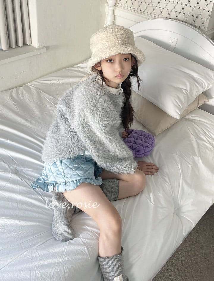 Love Rosie - Korean Children Fashion - #kidsshorts - Satin Quilting Shorts