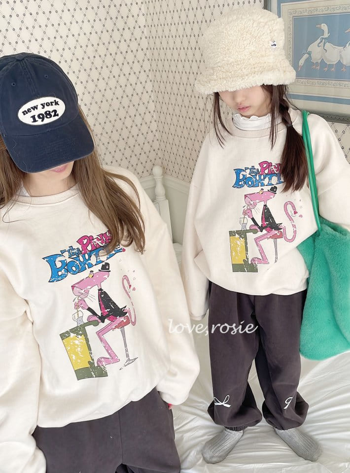 Love Rosie - Korean Children Fashion - #kidzfashiontrend - Fleece Pink Tie Sweatshirt - 10
