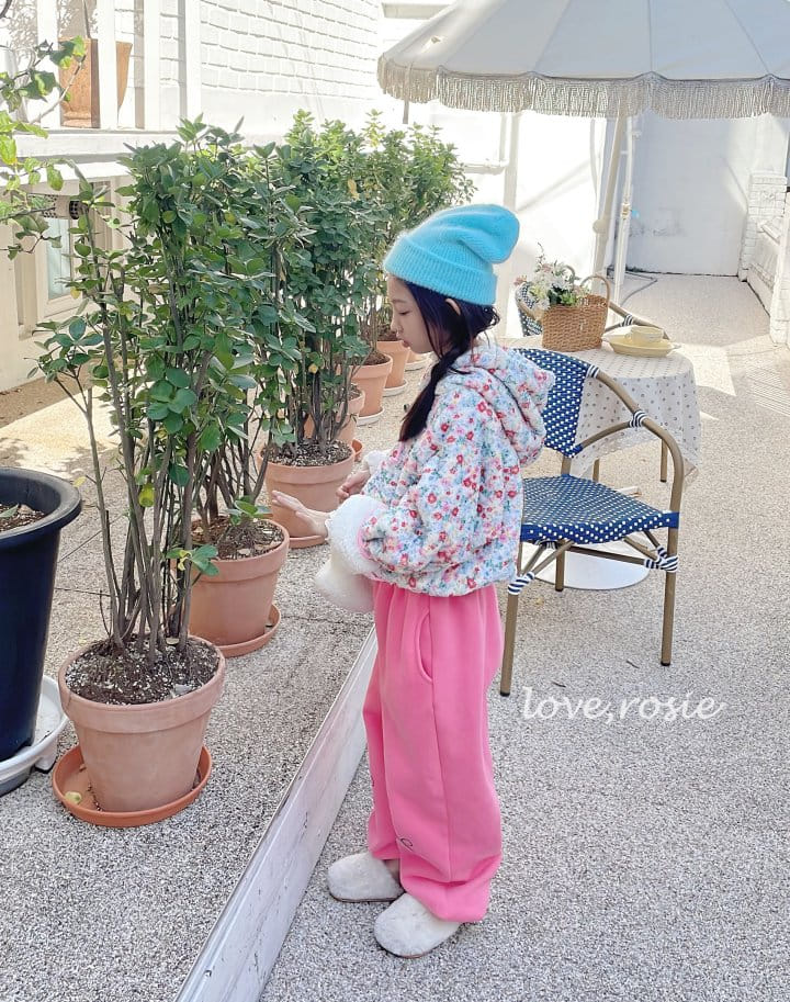 Love Rosie - Korean Children Fashion - #kidzfashiontrend - Flower St Boa Kangaroo Hoody - 5