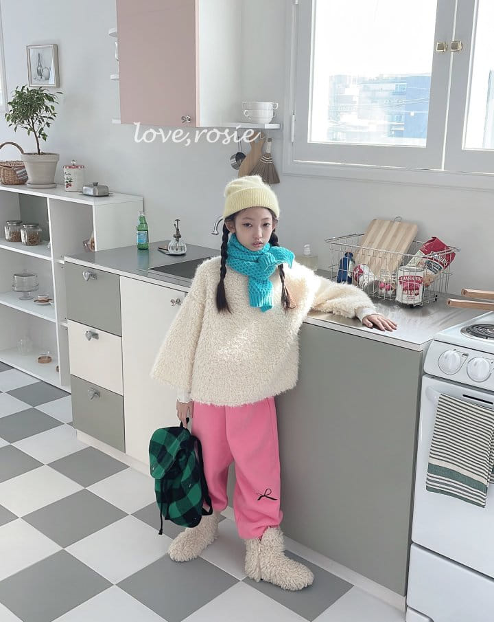 Love Rosie - Korean Children Fashion - #kidzfashiontrend - Fleece Bosom Sweatshirt Tee - 2