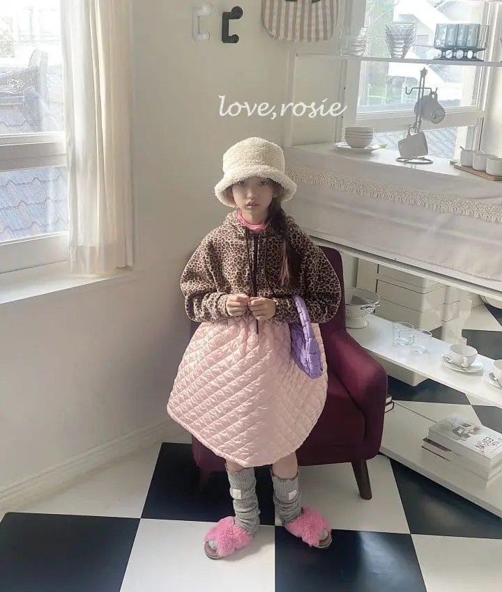 Love Rosie - Korean Children Fashion - #magicofchildhood - Leopard Fleece Hoody Zip-up - 7