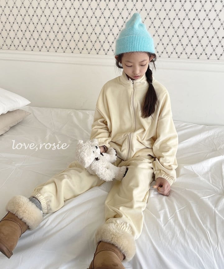 Love Rosie - Korean Children Fashion - #minifashionista - Bon Jour Veloure Set - 10