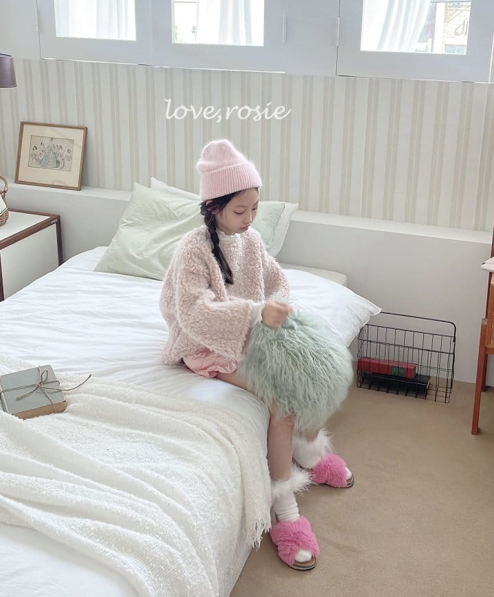 Love Rosie - Korean Children Fashion - #prettylittlegirls - Fleece Bosom Sweatshirt Tee - 7