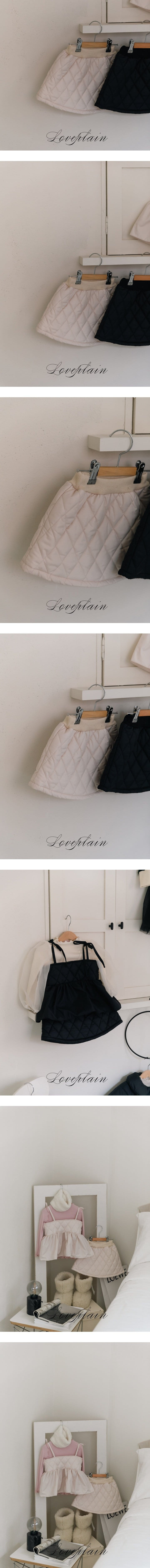 Loveplain - Korean Children Fashion - #littlefashionista - New New Quilting Skirt