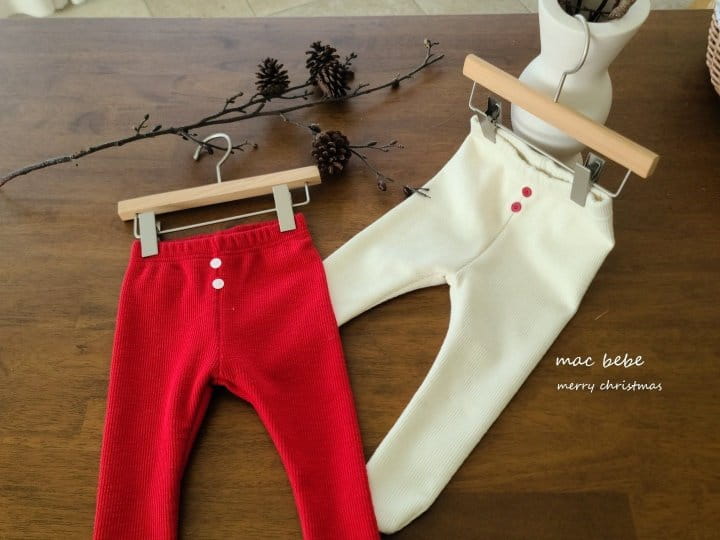 Mac - Korean Baby Fashion - #babyboutique - Button Foot Leggings - 3