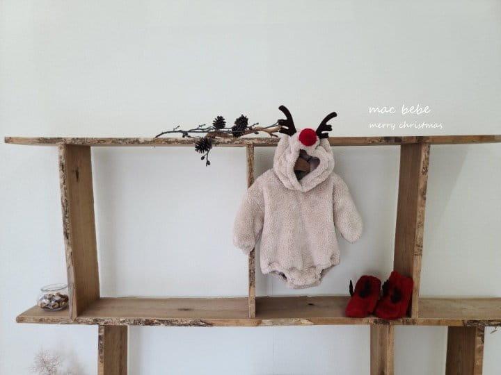 Mac - Korean Baby Fashion - #babyclothing - Rudolph Bodysuit - 6