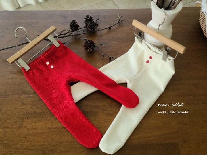 Mac - Korean Baby Fashion - #babyclothing - Button Foot Leggings - 5