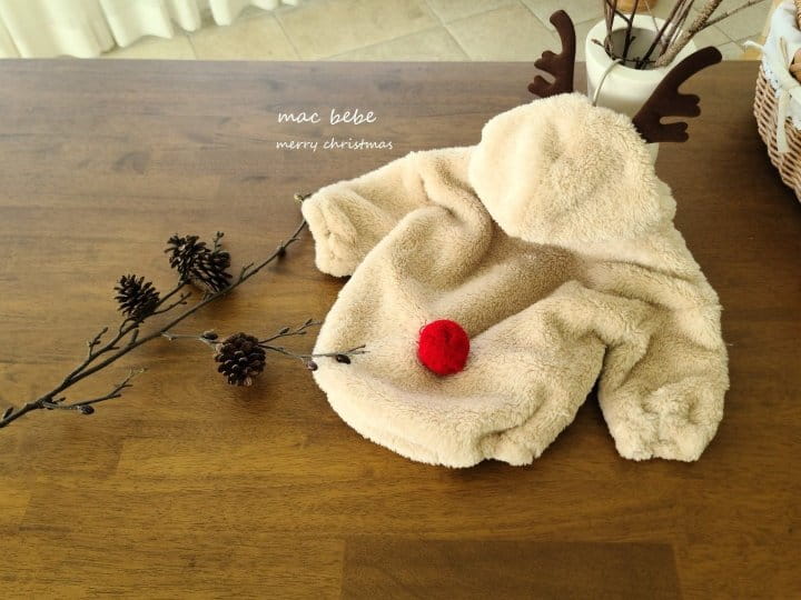 Mac - Korean Baby Fashion - #onlinebabyboutique - Rudolph Bodysuit