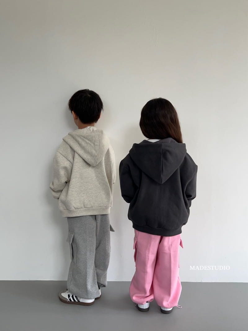 Made Studio - Korean Children Fashion - #fashionkids - Fleece Hoody Zip-up - 9