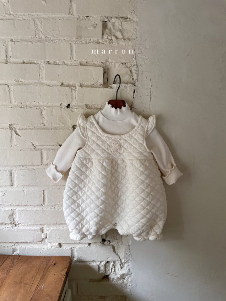 Marron Kid - Korean Baby Fashion - #babyboutique - Cloud Wing Bodysuit - 2
