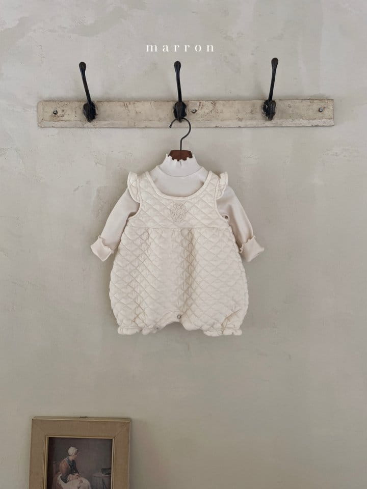 Marron Kid - Korean Baby Fashion - #babyfever - Cloud Wing Bodysuit - 6