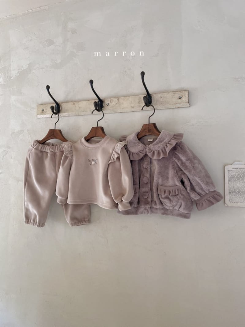 Marron Kid - Korean Baby Fashion - #babylifestyle - Praha Top Bottom set - 2