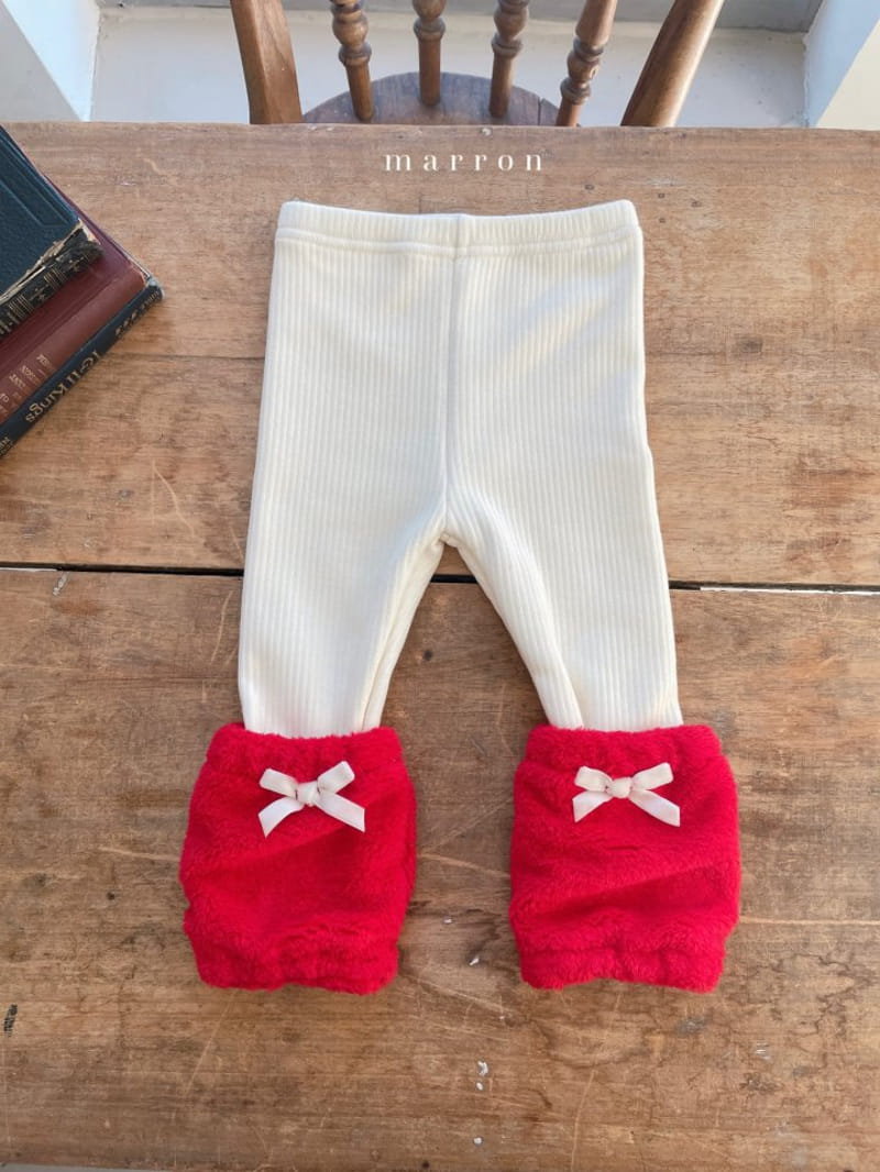 Marron Kid - Korean Baby Fashion - #babywear - Fluffy Toshi Leggings - 10