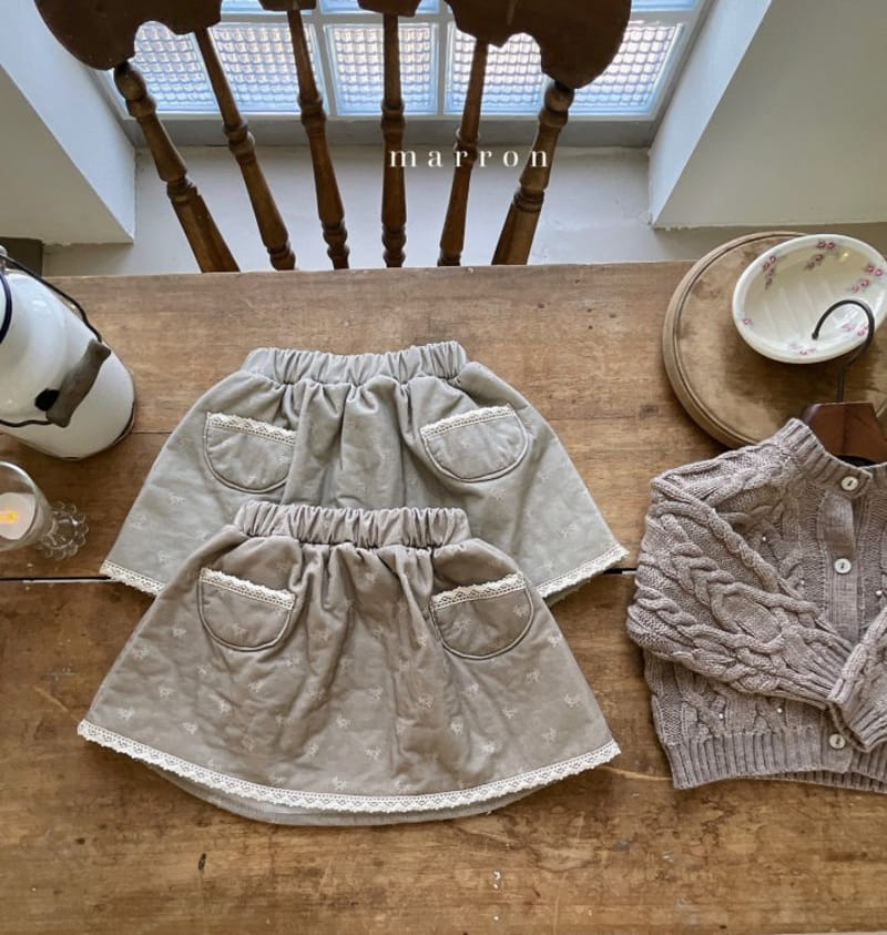 Marron Kid - Korean Baby Fashion - #babywear - Noel Skirt - 8
