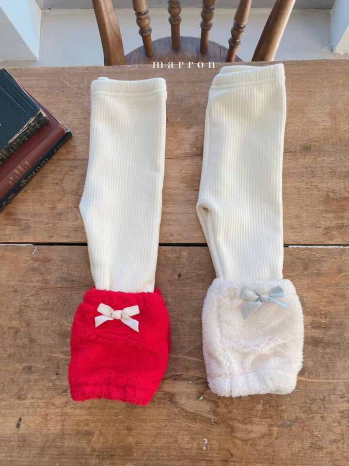 Marron Kid - Korean Baby Fashion - #onlinebabyshop - Fluffy Toshi Leggings - 12