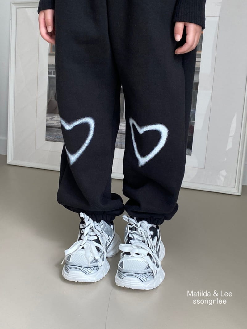Matilda & Lee - Korean Children Fashion - #Kfashion4kids - Heart Pants