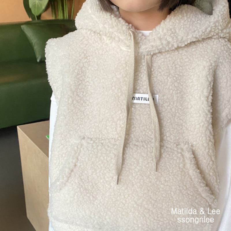 Matilda & Lee - Korean Children Fashion - #childofig - Bbogle Fluffy Hoody Vest - 3