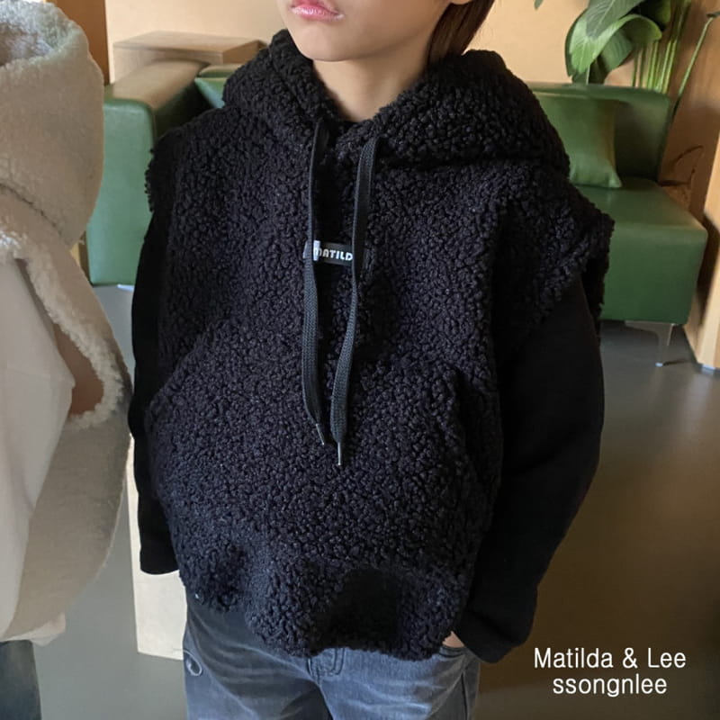 Matilda & Lee - Korean Children Fashion - #childofig - Bbogle Fluffy Hoody Vest - 4