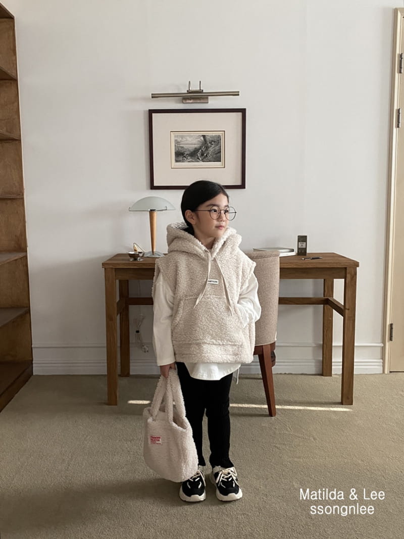 Matilda & Lee - Korean Children Fashion - #kidzfashiontrend - Bbogle Fluffy Hoody Vest - 10
