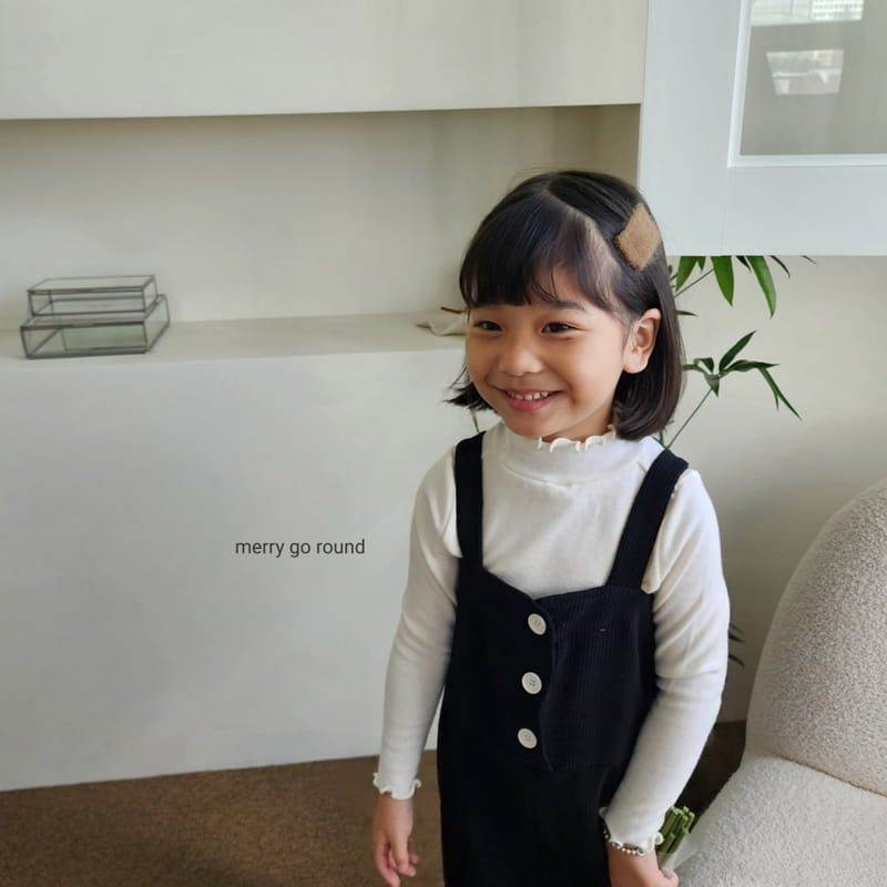 Merry Go Round - Korean Children Fashion - #childofig - Snow Half Turtleneck Tee - 9