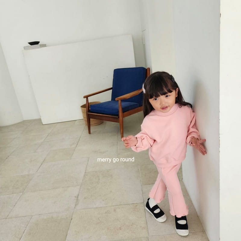 Merry Go Round - Korean Children Fashion - #childofig - Fleece Jelly Bootscut Set - 8