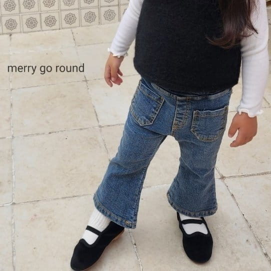 Merry Go Round - Korean Children Fashion - #childrensboutique - Fleece Pocket Pants