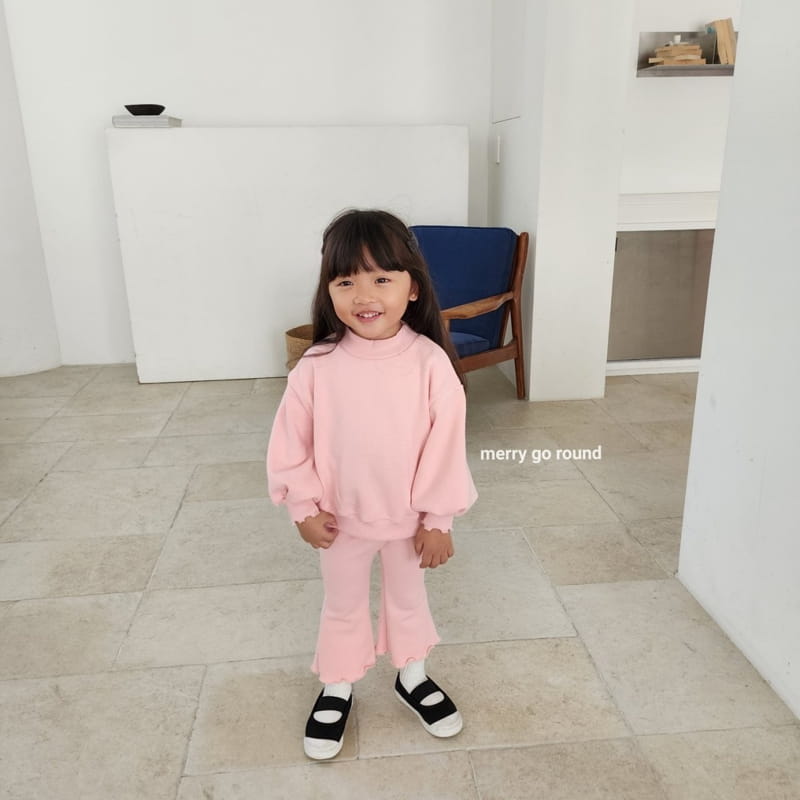Merry Go Round - Korean Children Fashion - #childrensboutique - Fleece Jelly Bootscut Set - 10
