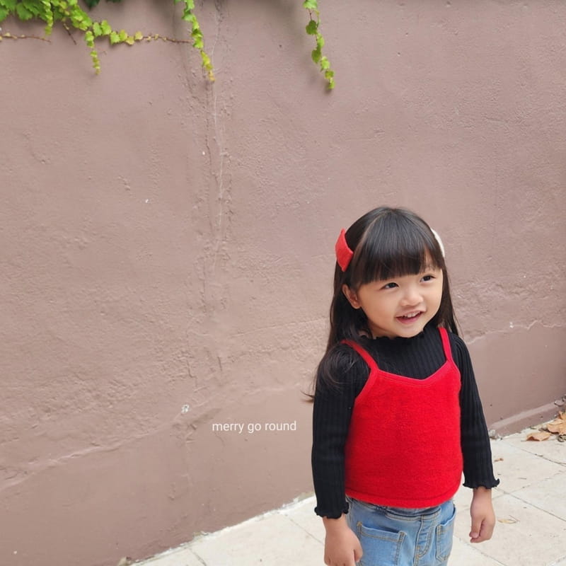 Merry Go Round - Korean Children Fashion - #discoveringself - Monsil Vest - 9