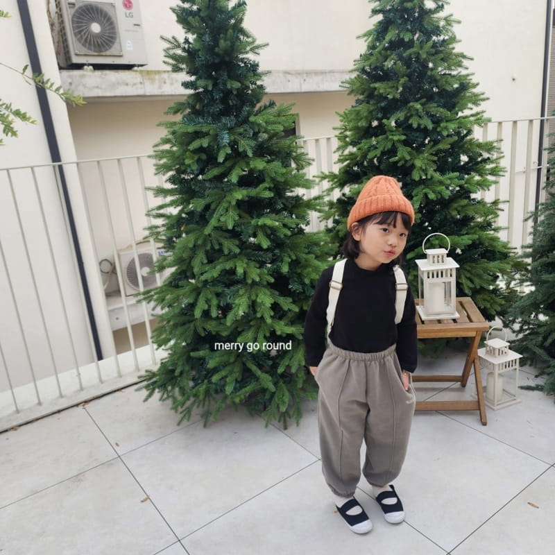 Merry Go Round - Korean Children Fashion - #kidsshorts - Basic Half Turtleneck Tee - 3