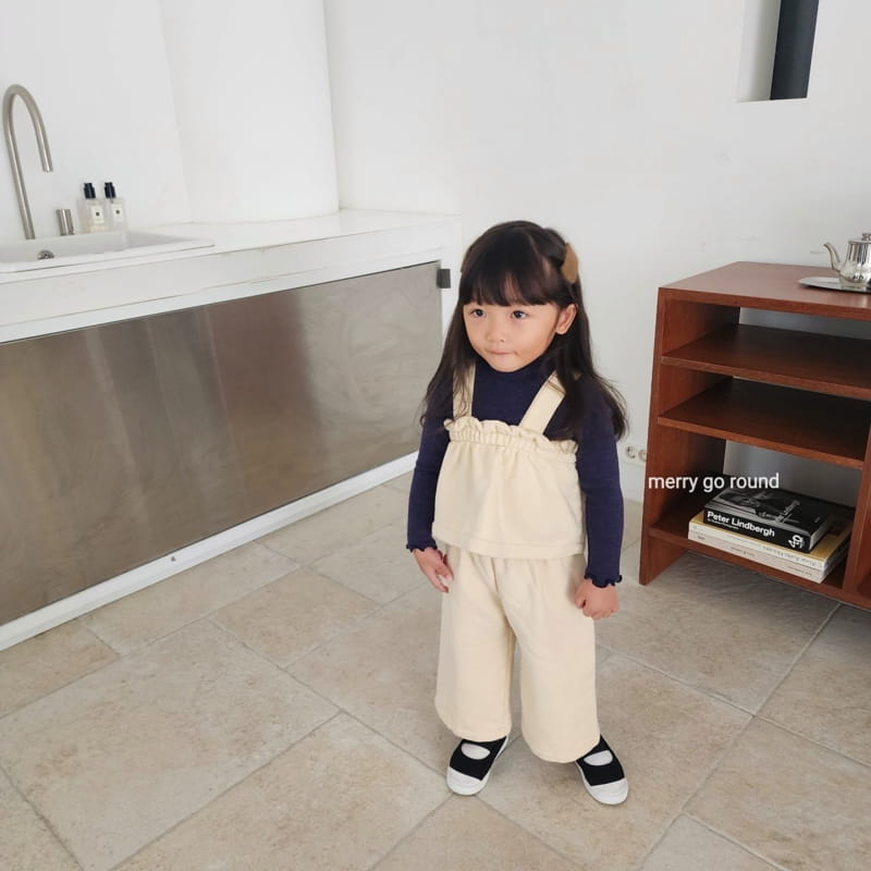 Merry Go Round - Korean Children Fashion - #kidsshorts - Terry Frill Set - 8