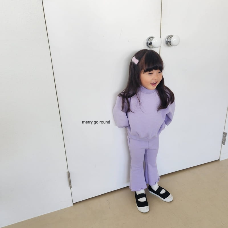Merry Go Round - Korean Children Fashion - #kidsstore - Fleece Jelly Bootscut Set