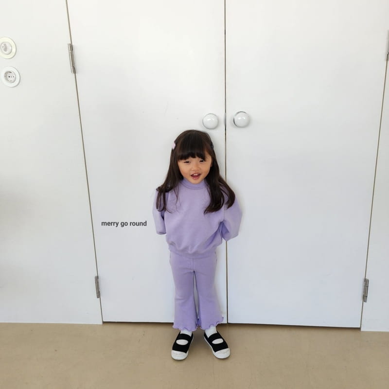 Merry Go Round - Korean Children Fashion - #kidzfashiontrend - Fleece Jelly Bootscut Set - 2